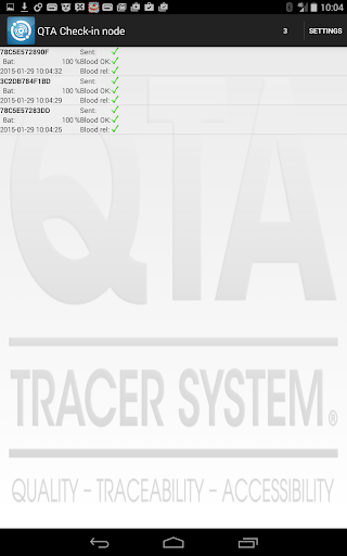 QTA Check-In Node Screen 2