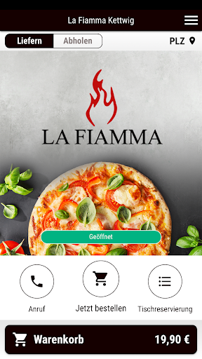 Android application La Fiamma Kettwig screenshort