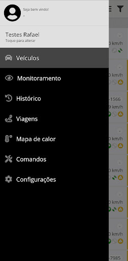 Android application Rocarsat Rastreamento screenshort