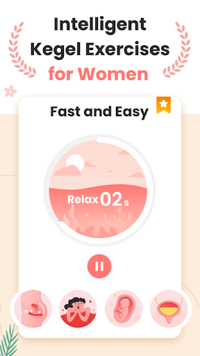 Android application MyKegel: Pelvic Floor Workouts screenshort