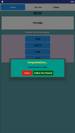 Math Quiz Screen 3