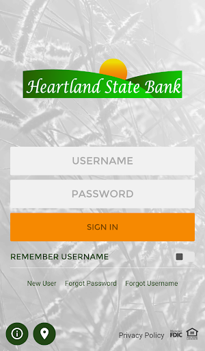 Android application Heartland State Bank screenshort