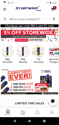 Android application Startwhip Max screenshort