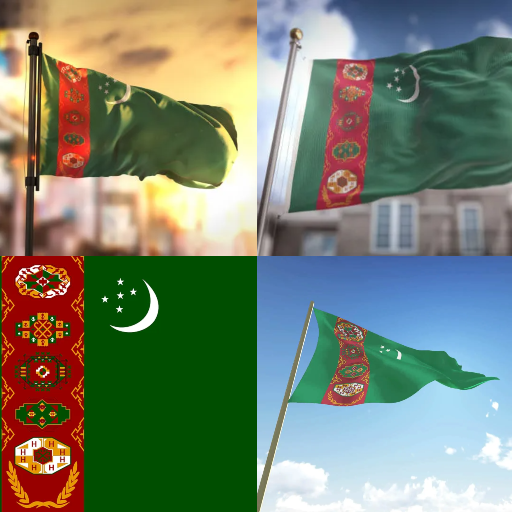 Turkmenistan Flag Wallpaper: Flags, Country Images