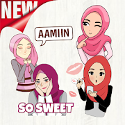 Sticker Muslimah Cantik wastickerapps Islami Hijab