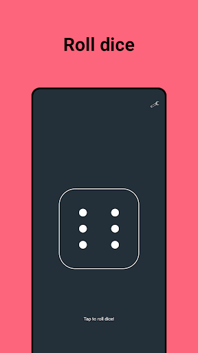 Android application Roll dice screenshort