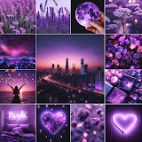 Aesthetic Purple Wallpaper HD icon