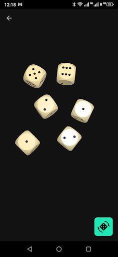 Android application Dice Roller screenshort