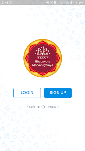 Android application ISKCON Bhagavata Mahavidyalaya screenshort