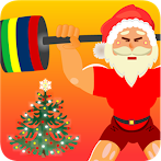 Santa Weightlifter