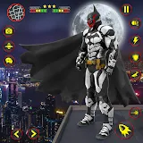 Flying Bat Hero Man Superhero icon