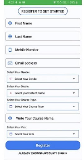 Android application Vriksha-Bandhan Haryana screenshort