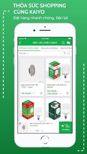 KAIYO Store Screen 3