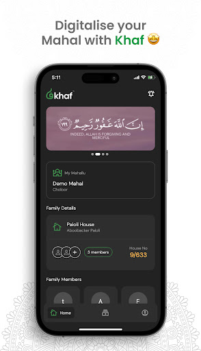 Android application Khaf screenshort