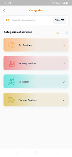Home Services Screen 3