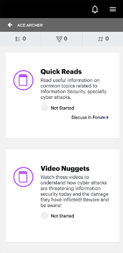 Accenture Accelerated Learning Screen 3