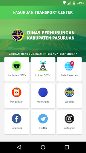 Android application Pasuruan TransInfo screenshort