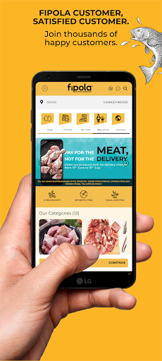 Fipola - Order Fresh Meat, Chicken, Fish & Lamb 2.0.11 screenshots 1