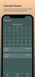 Events & Calendar Planner