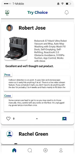 Try Choice Screen 3