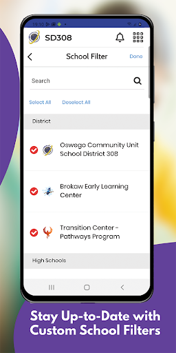 Oswego CUSD 308 Screen 2