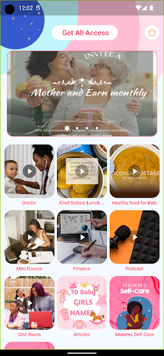 Android application Yummy Mummies screenshort