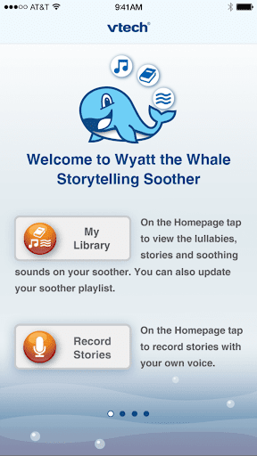 Android application Wyatt the Whale Soother (CA) screenshort