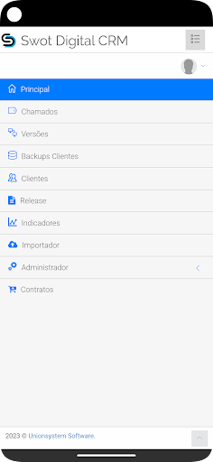 Android application Swot Digital screenshort