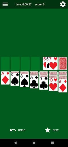 Android application Classic Solitaire Klondike screenshort
