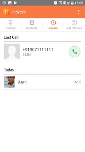 IndyCall - calls to India Screenshot
