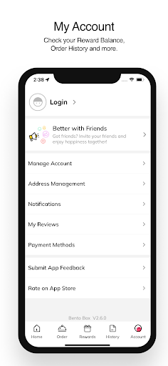 Screenshot of Bento Box