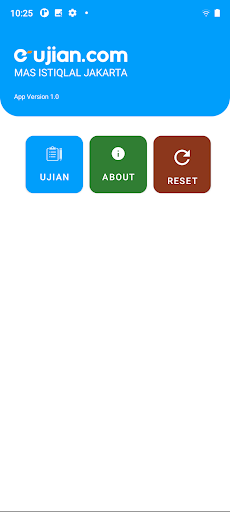 E-Ujian Browser Screen 2