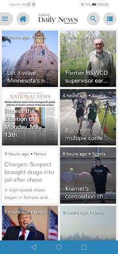 Android application Faribault Daily News screenshort