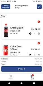 Beverage Cart Sales App