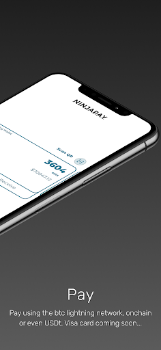 Ninjapay: BTC Trade & Payments Screen 2