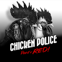 شرطة الدجاج - ارسمها باللون الأحمر!