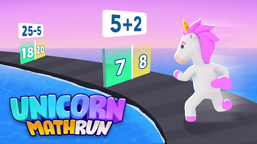 Unicorn Dash Game Math Runner