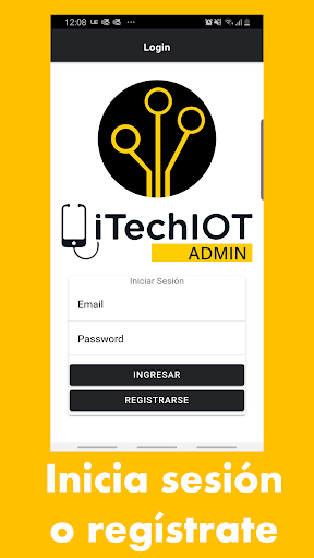 Android application iTech IOT screenshort