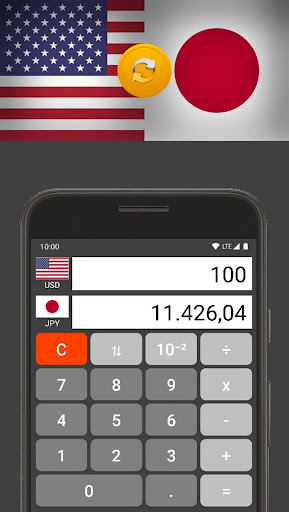Android application US Dollar / Japan Yen screenshort