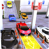 Sports Car Parking 3D & Luxury Car Driving Test icon