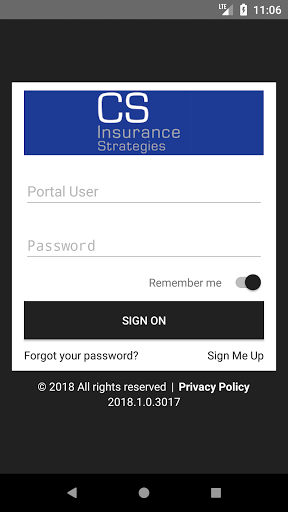 Android application CS Insurance Strategies Online screenshort