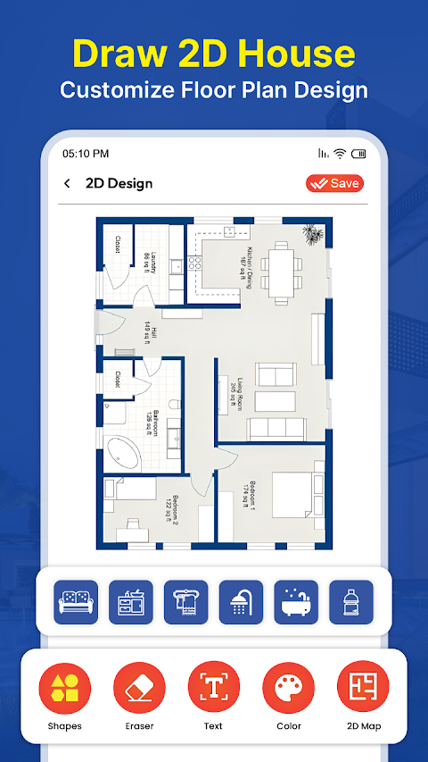 ハウス デザイン 3D - ホーム プランナーのおすすめ画像4