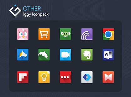 Snímek obrazovky Iggy - Icon Pack