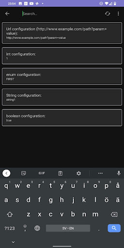 Toggles Screen 2