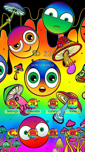 Android application Emoji Mushroom - Wallpaper screenshort