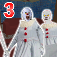 Scary Pennywise Granny: Horror Clown Joker Mod