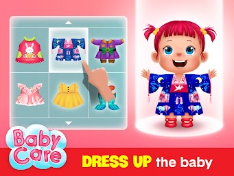 Baby care game for kids