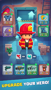 El bombero: tirador de píxel
