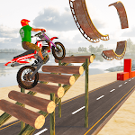Cover Image of Unduh Crazy Bike Stunt - Bike Games  APK