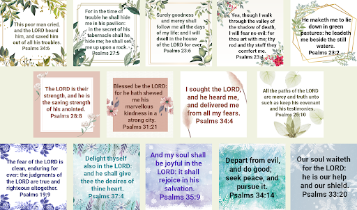 Bible Psalms Screen 2